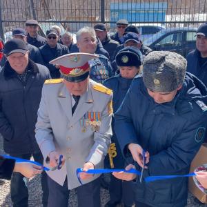 Марқакөл ауданында аудандық полиция бөлімінің жаңартылған ғимараты ашылды